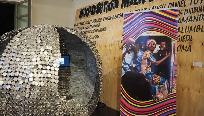 Exhibition “Megalopolis – Stimmen aus Kinshasa” at Grassi Museum, Leipzig. (photo: Claudia Pfitzner)