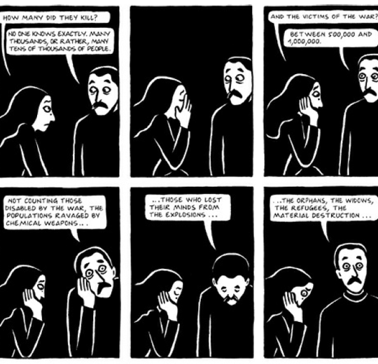 Figure 2. Sequence from Marjane Sartrapi’s Persepolis, 2004, page 260