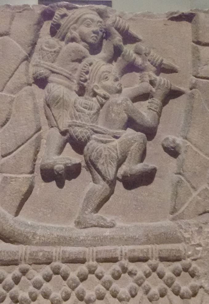 Stone Carvers at Work, Sunga Bharhut, 2nd century BCE, photo: Sarada Natarajan.